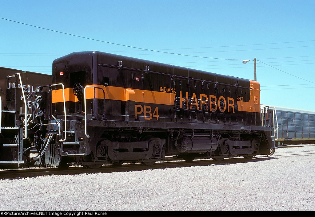 IHB PB-4, Slug/Booster Unit, ex IC EMD SW9, at CNW's Proviso Yard